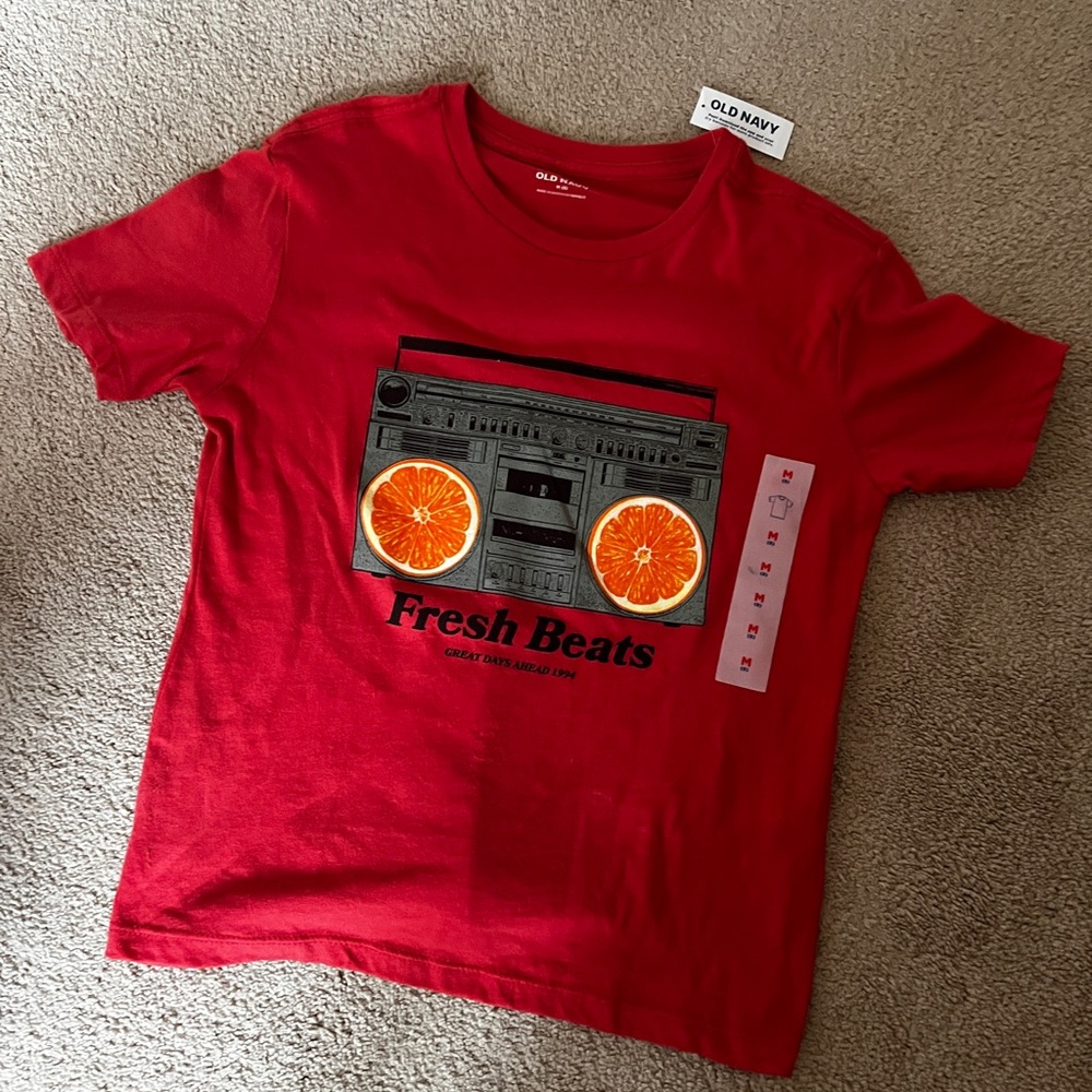 Old Navy Red Kids Graphic T-Shirt size M(8)